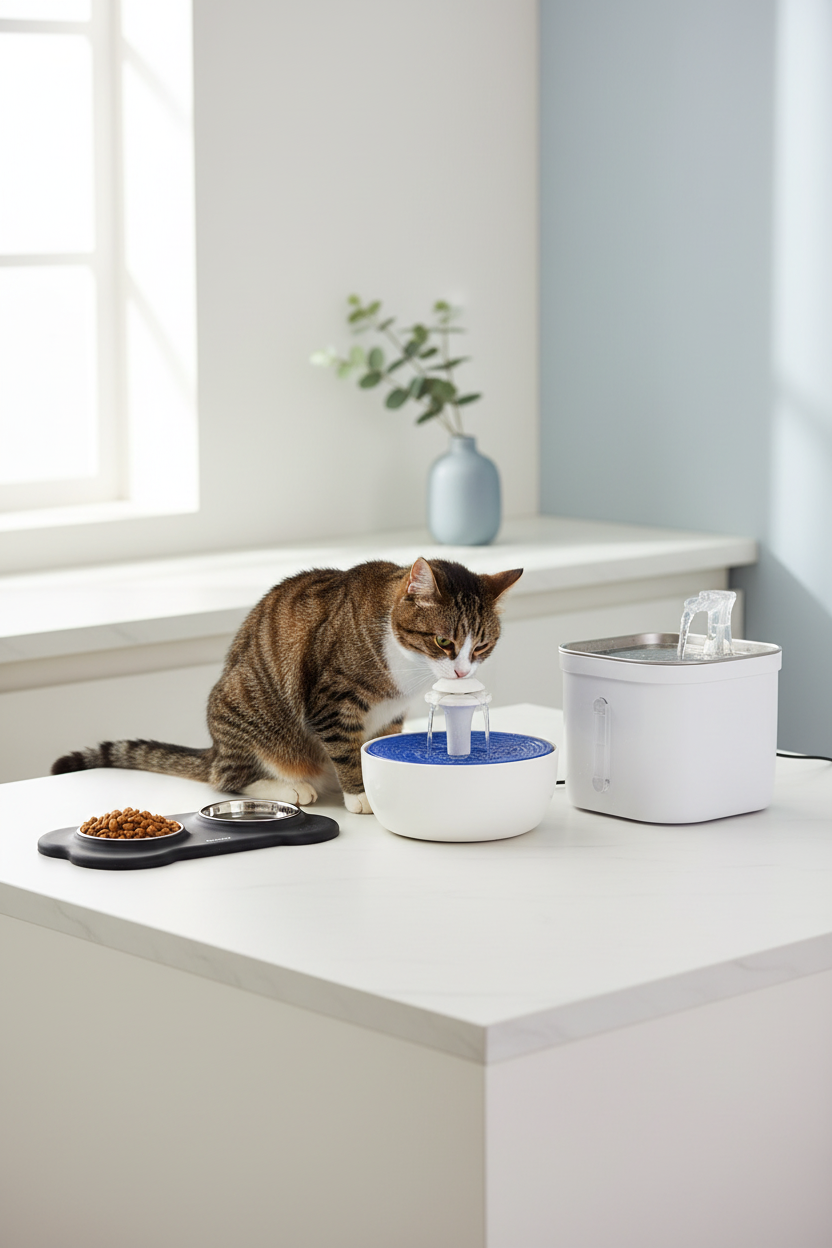 Food and water bowls