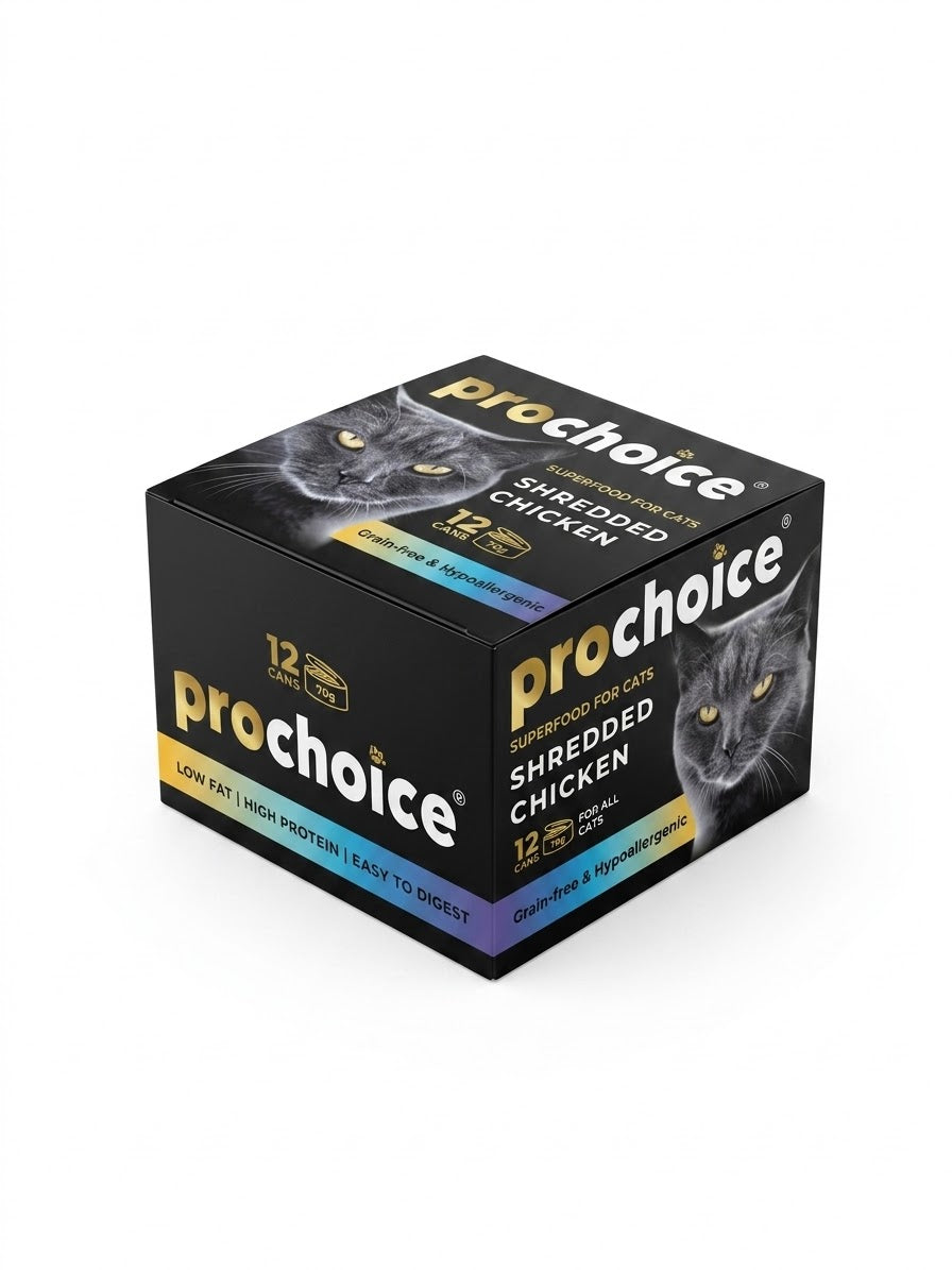 Prochoice cat wet food(Shredded Chicken in broth) 70 g x12pcs