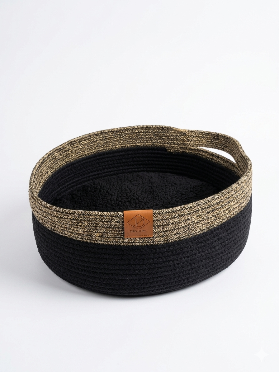 Tod Cat Basket Black Color