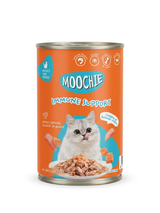 Moochie Mince Topping Salmon In Gravy 400G Can