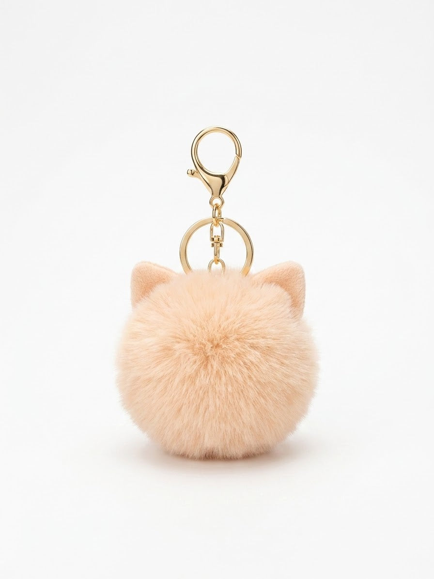 Cat Furry Keychain Accessory