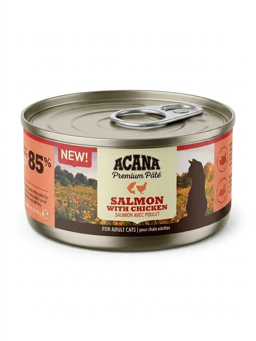 ACANA Premium Pâté – Salmon with Chicken (85g) | For Adult Cats