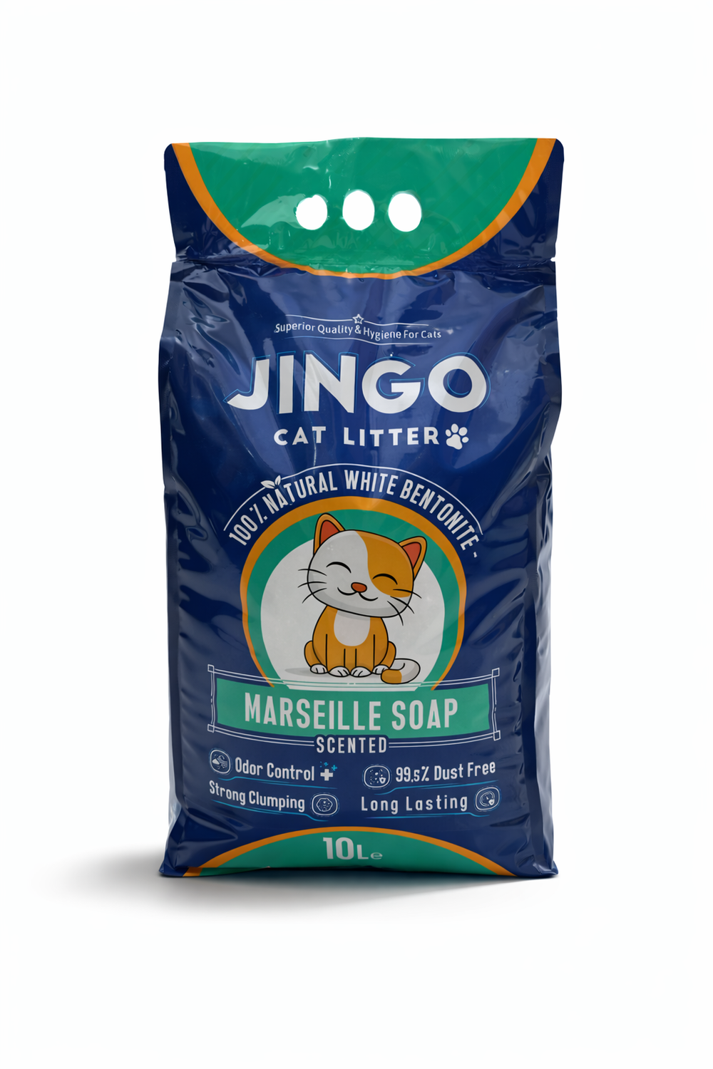 Jingo Marseille Soap Cat Litter - 10L