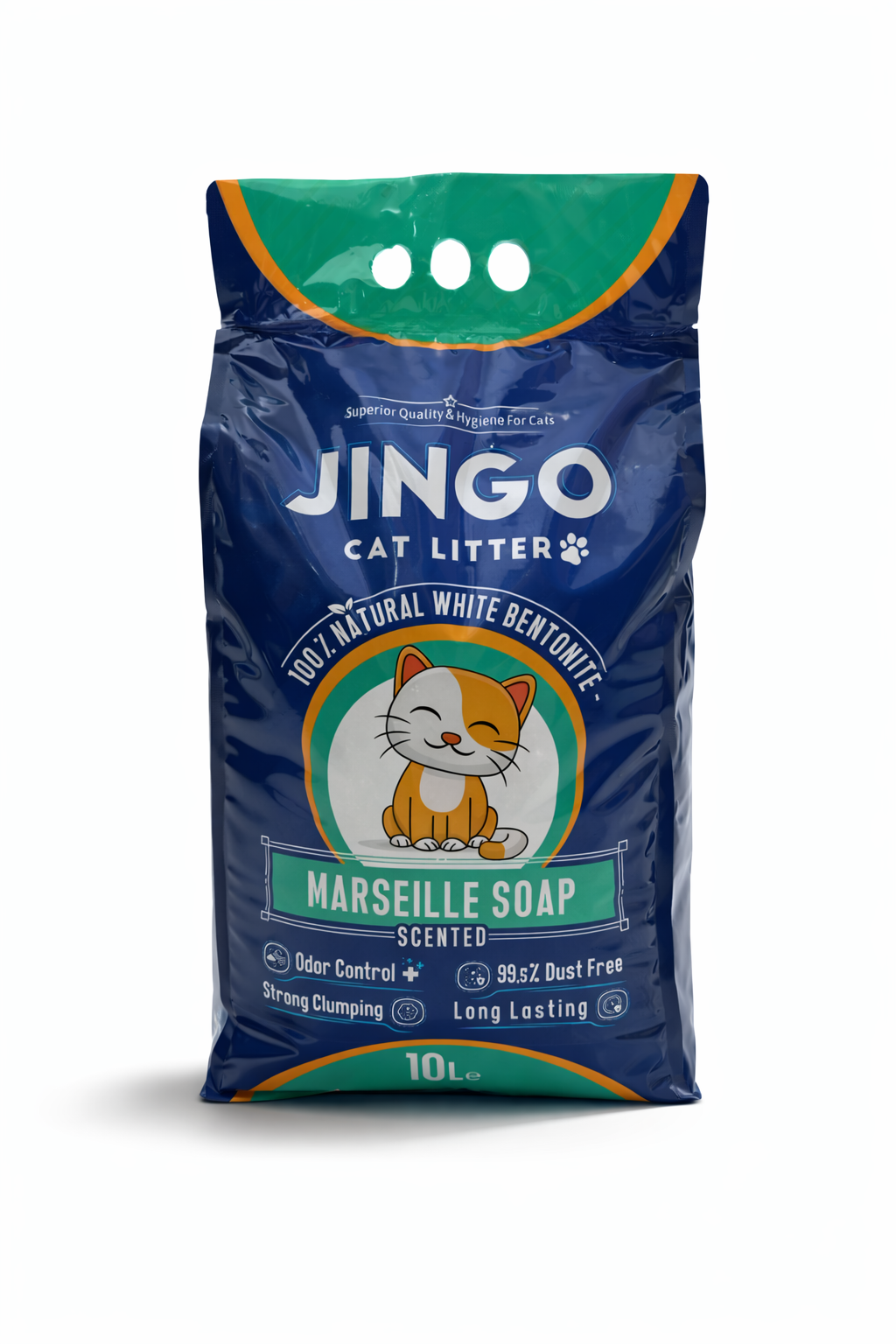Jingo Marseille Soap Cat Litter - 10L