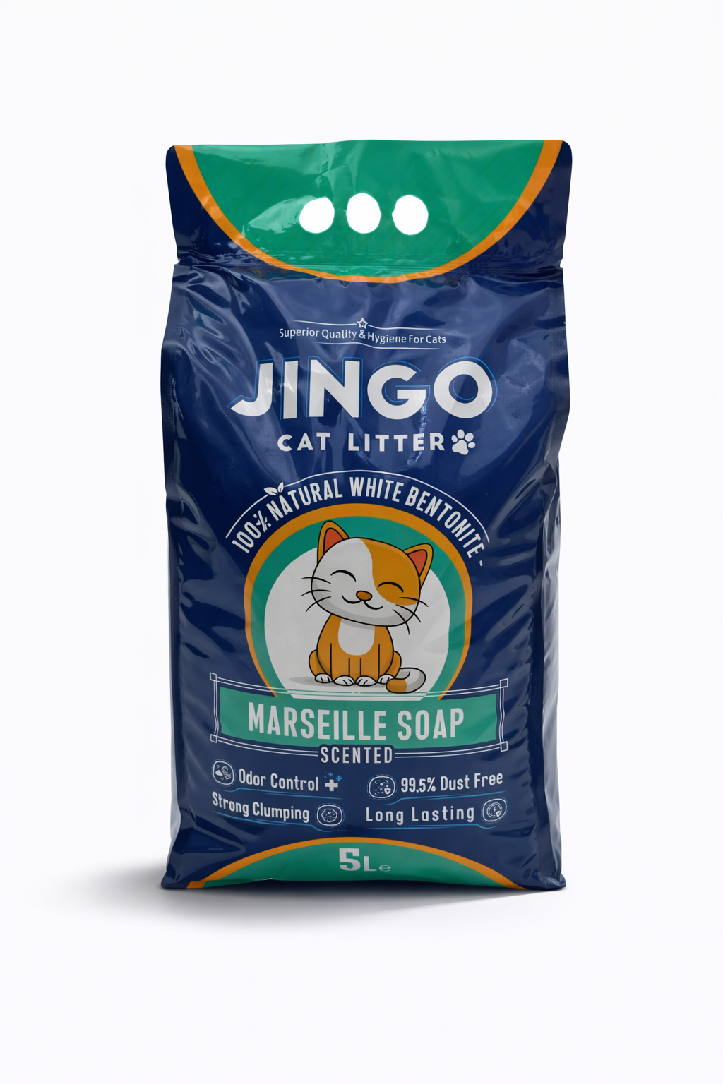 Jingo Marseille Soap Cat Litter - 5L