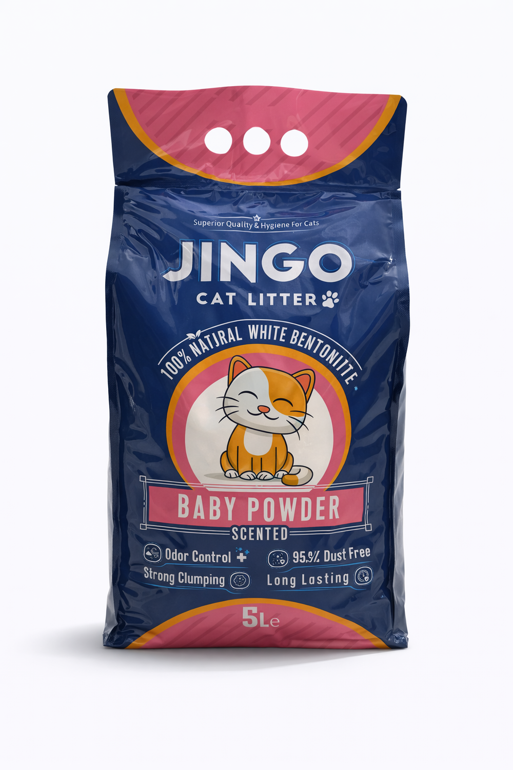 Jingo Baby Powder Cat Litter - 5L
