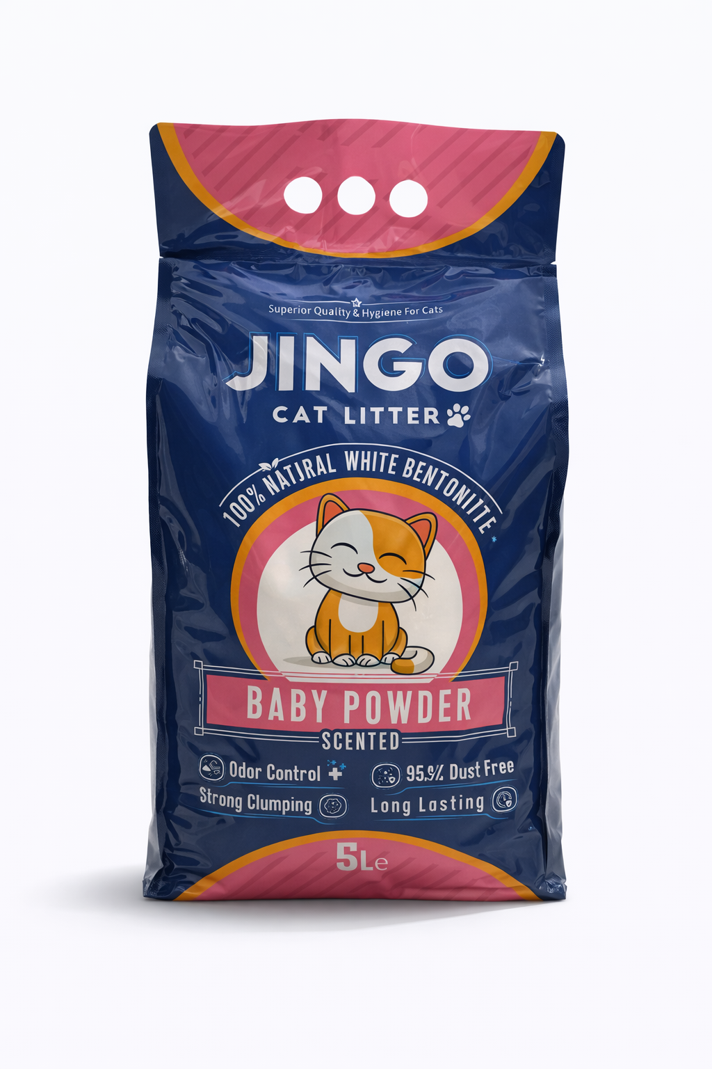 Jingo Baby Powder Cat Litter - 5L