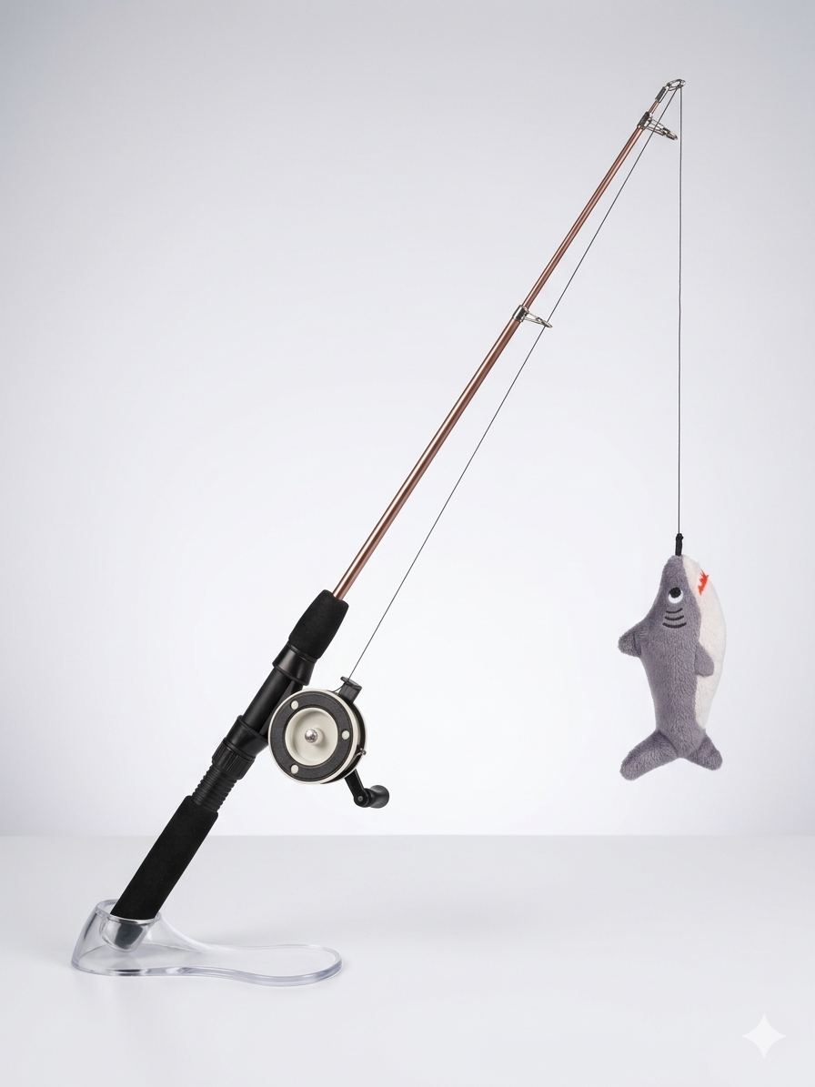 Fishing Rod Cat Toy