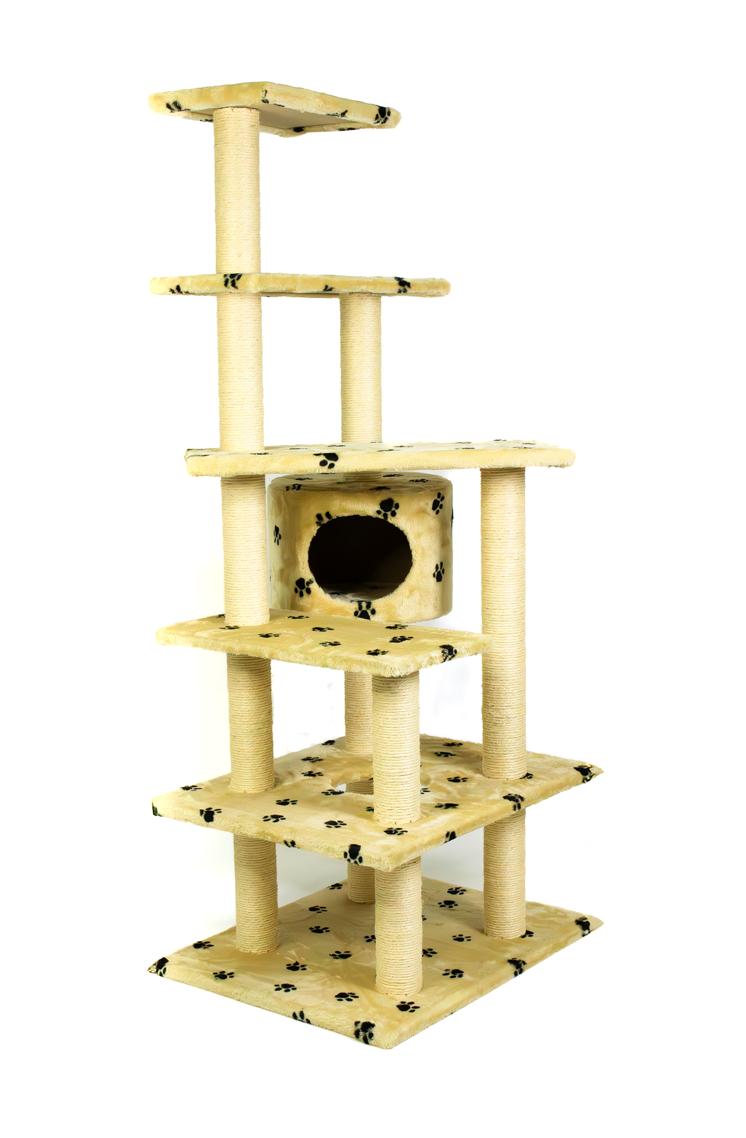 Paws cat tree - catsy cat tree -cat forest -Big cat tree -Front side 