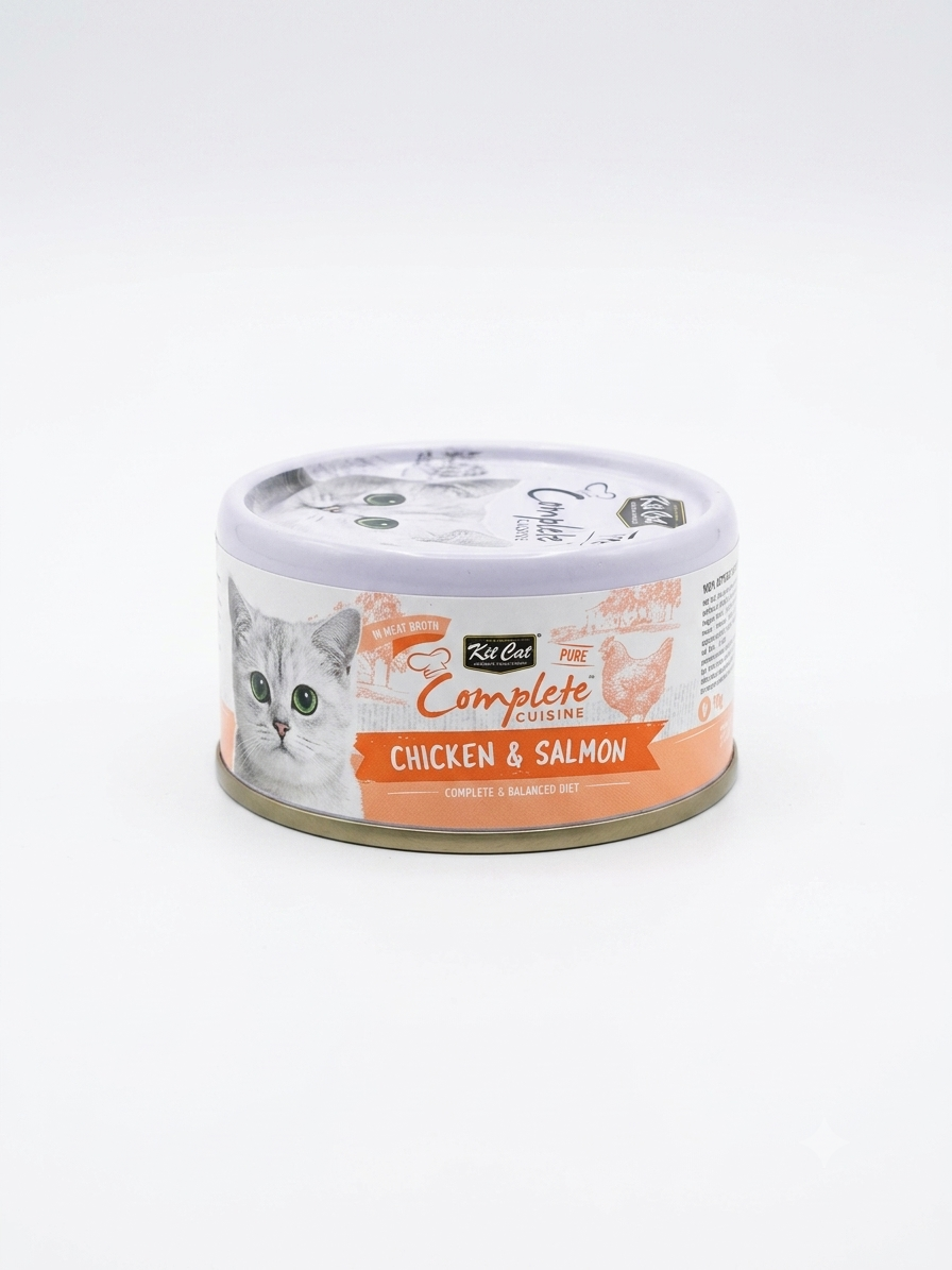 Kit Cat Wet Food Complete Cuisine Chicken & Salmon 70g