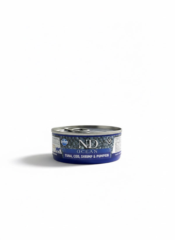 Farmina N&D Cat Wet Food, Tuna, Cod, Shrimp & Pumpkin