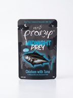 Pramy Cat Wet Food Midnight Prey Chicken with Tuna in Mousse 80g