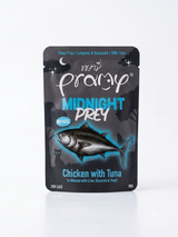 Pramy Cat Wet Food Midnight Prey Chicken with Tuna in Mousse 80g