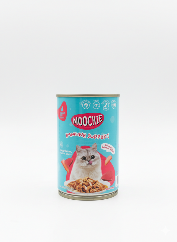 MOOCHIE Immune Support - Adult cat  wet food 400g