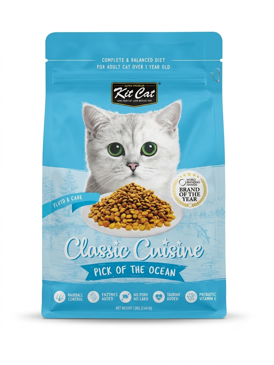 Kit Cat Dry Food Pick of The Ocean (Urinary Care) 1.2kg