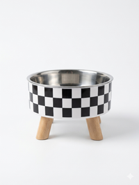 Elevated Stainless Steel Cat Bowl